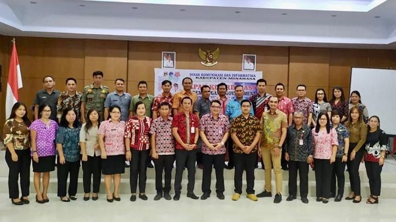 Diskominfo Minahasa Gelar Rakor E-Government dan Bimtek Qlue