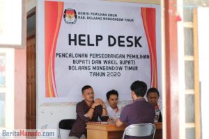 KPU Boltim Buka Help Desk, Siap Layani Bakal Calon Bupati Jalur Perseorangan