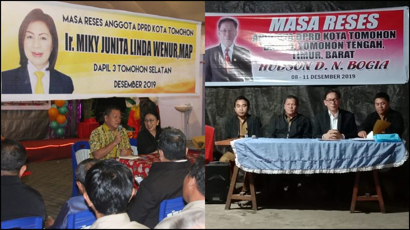 Reses, Ketua DPRD Kota Tomohon Djemmy Sundah Terima Aspirasi Warga
