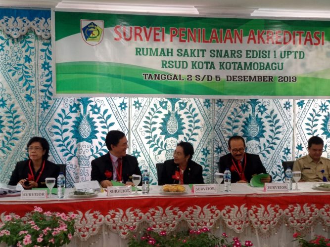 Hasil Akreditasi, RSUD Kotamobagu Raih Status Tingkat Madya