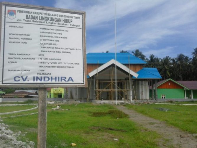 Lapangan Pondabo Tutuyan, Lapangan Yang Dulu Berjaya Kini Terbengkalai