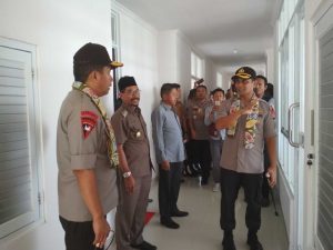 Kunjungi Polres Boltim, Kapolda Sulut Percayakan Kapolres Irham Halid Jaga Kamtibmas