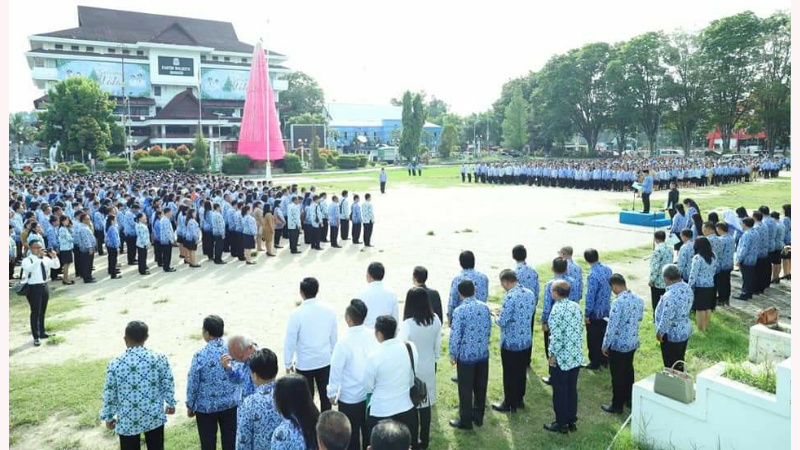 Pemerintah Kota Manado Peringati HUT KORPRI, Jokowi Sebut ASN Diperbatasan Pejuang Bangsa