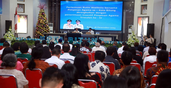 Wali Kota Kumpul Pimpinan Agama se-Kota Bitung, Ada Apa?