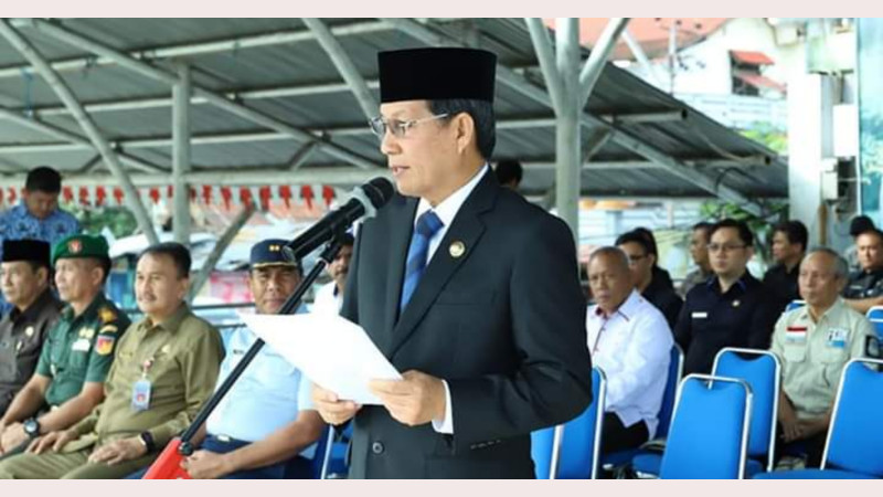 Peringati Hari Bela Negara, Vicky Lumentut Bacakan Amanat Presiden RI Joko Widodo