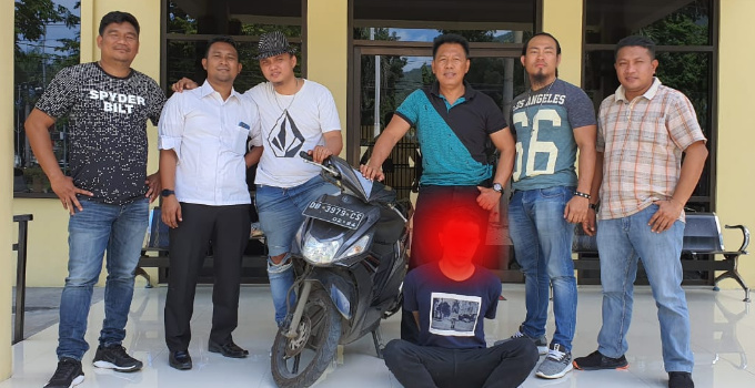 Hendak Jual Motor Curian, Pemuda Madidir Ini Ditangkap Resmob Maesa