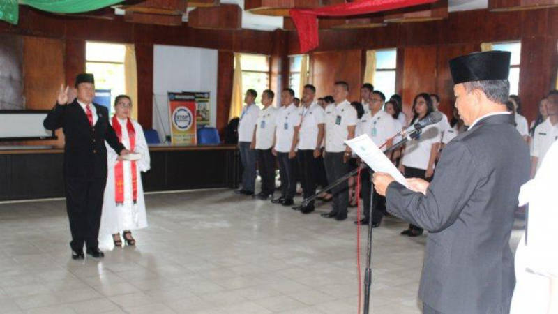 Kepala BNN Provinsi Sulut Lantik Kepala BNN Manado