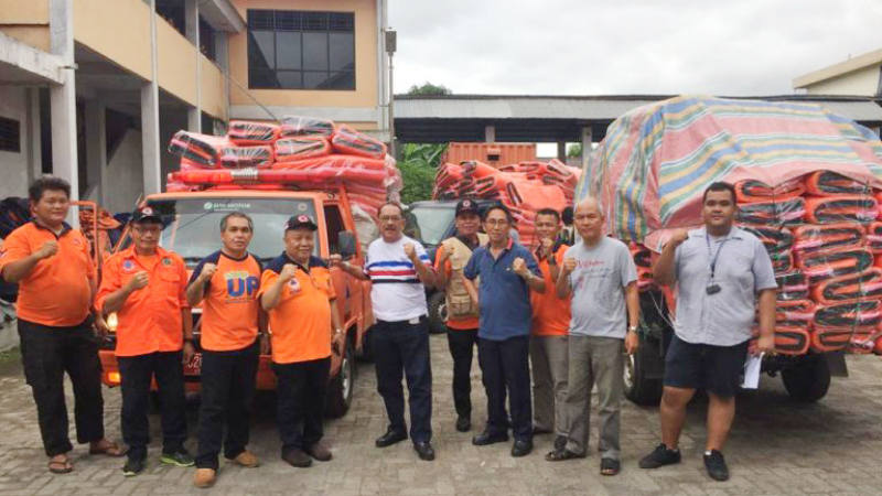 Pemerintah Provinsi Sulut Salurkan Bantuan Untuk Korban Banjir Sangihe