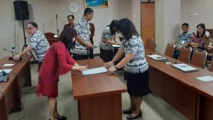 Implementasikan Reformasi Birokrasi, Jajaran Setwan Sulut Tandatangani Pakta Integritas