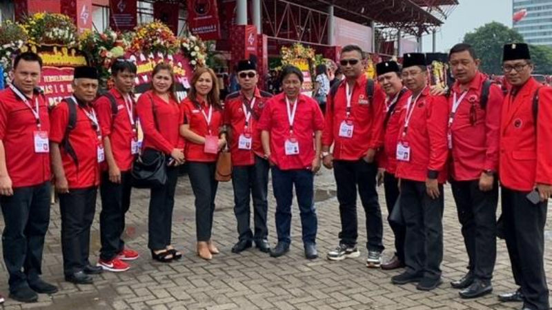 James Sumendap Hadiri Rakernas I dan HUT ke-47 PDIP di Jakarta