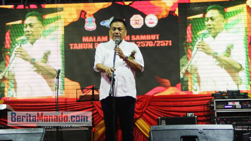 Gubernur Sulut Hadiri Perayaan Pisah Sambut Tahun Baru Imlek 2571