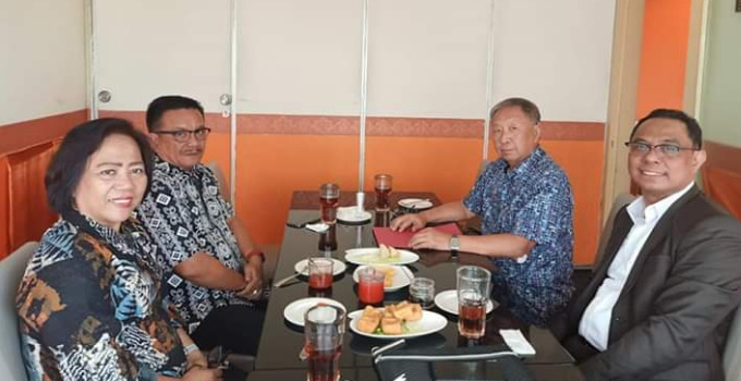 Maurits Mantiri Temui Pengusaha Sukses Asal Bitung dan Ajak Berinvestasi