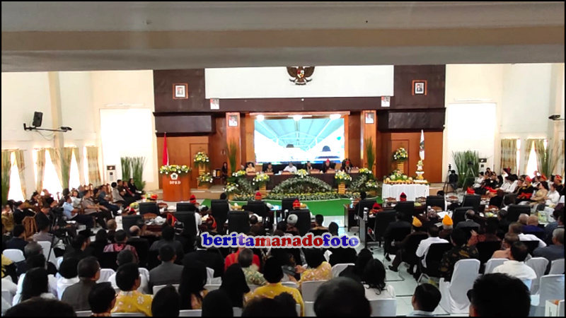 DPRD Gelar Sidang Paripurna HUT ke-17 Kota Tomohon