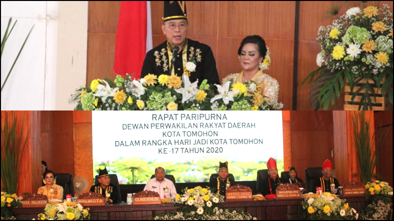 HUT ke-17, Jimmy Eman Ajak Masyarakat Tomohon Untuk Terus Membangun