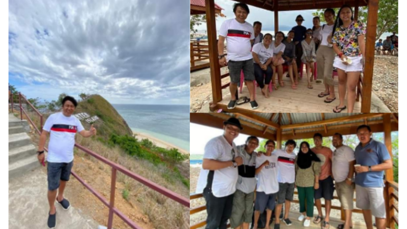 James Sumendap Syukuri HUT ke-51 di Pulau Punten