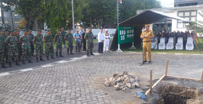 Masjid Al Jabbar Direnovasi, Maurits Mantiri Lakukan Peletakan Batu Pertama