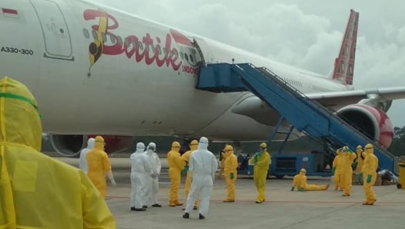Misi Kemanusiaan Batik Air Rute Wuhan ke Batam
