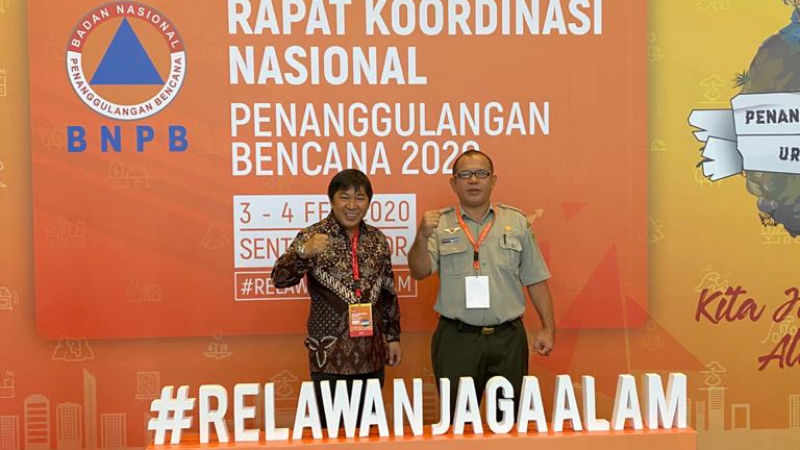 Hadiri Rakornas Penanggulangan Bencana, James Sumendap Ingatkan Jaga Alam Mitra