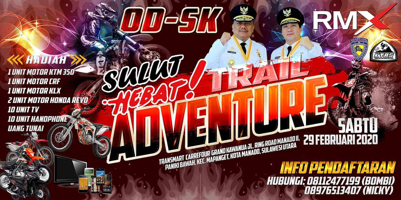 Sulut Hebat Trail Adventure Siap Digelar
