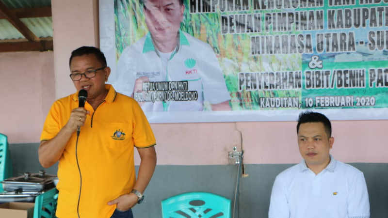 Wabup Joppi Lengkong Perjuangkan Kesejahteraan Petani