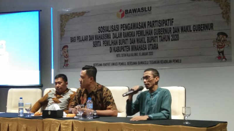 Herwyn Malonda Ikut Bekali Pelajar Awasi Pilkada 2020