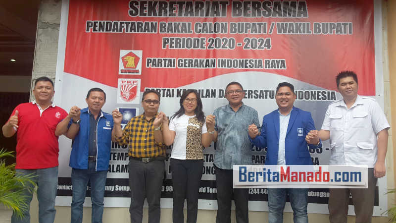 PILBUP MINUT: PKPI, Gerindra dan PAN, Sambut Kedatangan Joppi Lengkong