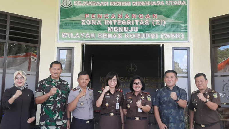 Pencanangan Zona Integritas, Upaya Kejari Minut Ciptakan Wilayah Bebas Korupsi