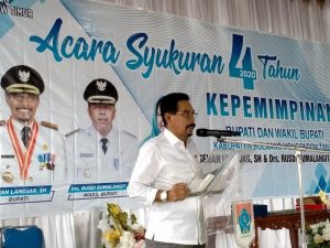 Sehan Rusdi Gelar Syukuran Empat Tahun Pimpin Boltim