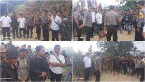 Pasca Penembakan, Ratusan Warga Unjuk Rasa di Tambang, Kapolres Mitra Siap Mediasi