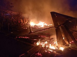 Empat Rumah di Modayag Boltim Ludes Terbakar