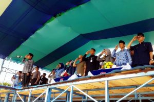 Rusdi Gumalangit Pimpin Apel Korpri dan Peringatan Empat Tahun Kepemimpinan SERU