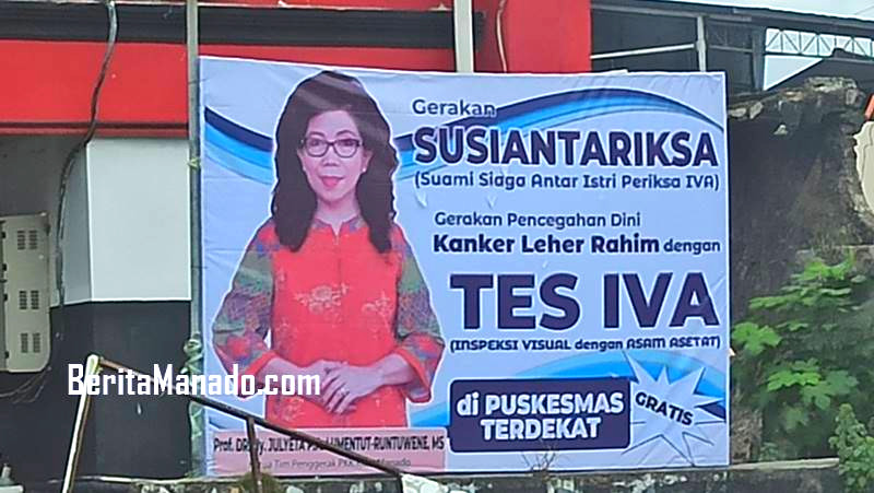 Periksa Gratis, Julyeta Lumentut-Runtuwene Harap Wanita di Manado Jalani Tes IVA
