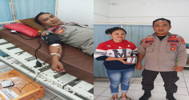 Ka Tim Cekal Sat Sabhara Polres Tomohon: Setetes Darahku Sangat Berguna Bagi Orang Lain