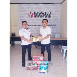Bolmong Raya Berduka, Bawaslu Tomohon Galang Dana