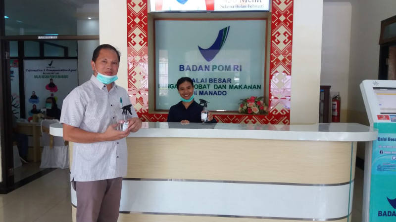 Produk Hand Sanitizer Buatan Unsrat Lolos Uji BPOM
