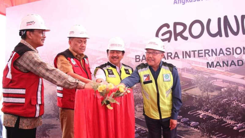 Perluasan Bandara Sam Ratulangi Dimulai, Olly Dondokambey Targetkan Selesai Sebelum Oktober 2020