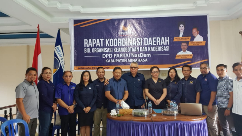 NasDem Minahasa Gelar Rakorda, Ini Rekomendasinya