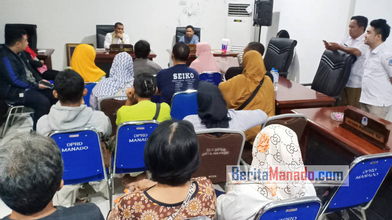 Komisi II DPRD Manado Gelar RDP dengan Pedagang Pasar Tuminting
