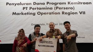 Pertamina Bantu Modal Rp2 Miliar Bagi UMKM Gorontalo