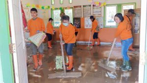 Penanganan Pasca Bencana, Satpol PP Sulut Bidang Linmas Turun Langsung ke Bolmut