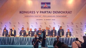 Nortje Van Bone Antarkan AHY Ketum Partai Demokrat