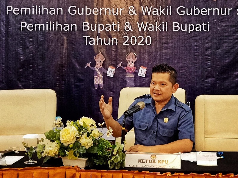 KPU Boltim Umumkan Penundaan Tahapan Pilbup, Apa Saja?