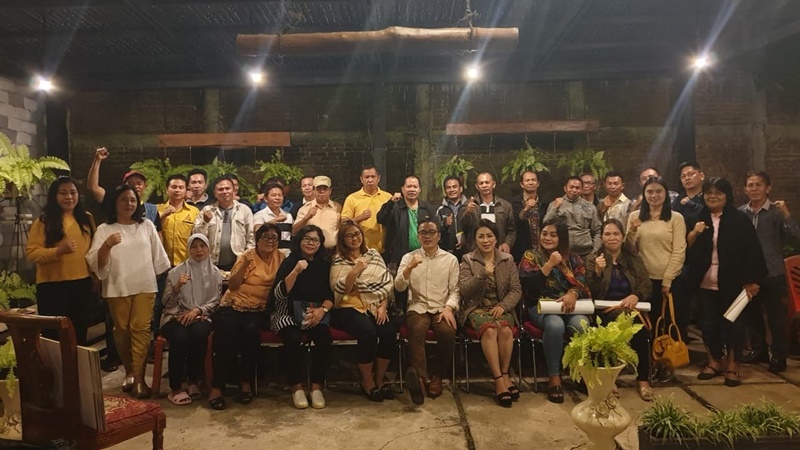‘Akar Beringin’ Inginkan Miky Wenur Calon Wali Kota Tomohon