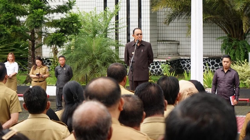 Apel Kerja Awal Bulan Maret, Royke Roring Sampaikan Hal Ini
