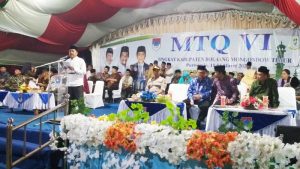 Wabup Boltim Rusdi Gumalangit Buka MTQ VI Tingkat Kabupaten