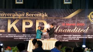Bupati Sehan Landjar Serahkan Langsung LKPD 2019 ke BPK Perwakilan Sulut