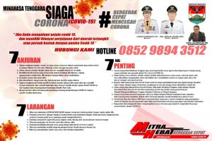 Mitra Hebat Bergerak Cepat, Pemkab Mitra Siap Tujuh “PERANG” Terhadap Corona