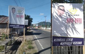 Bawaslu Boltim Cecar 20 Pertanyaan Soal Baliho Kampanye Robi Mamonto