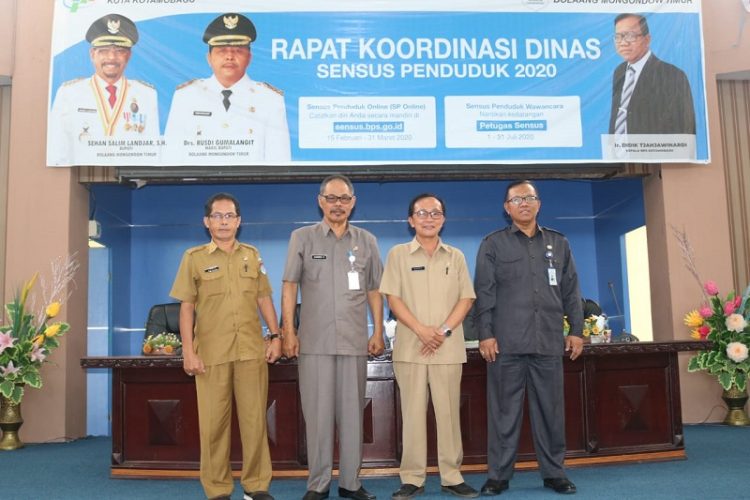 Sukseskan Sensus Penduduk, Pemkab Boltim Bersama BPS Gelar Rakor SP Tahun 2020