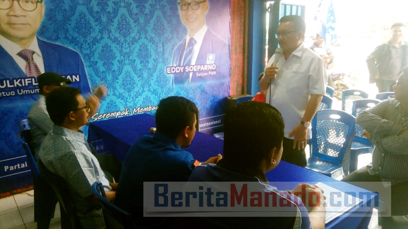 PILWALKOT BITUNG: Maurits Penuhi Undangan PAN, Gunawan Nyatakan Semua Akan Indah Pada Waktunya